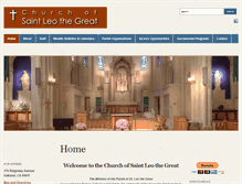 Tablet Screenshot of churchofstleothegreat.org